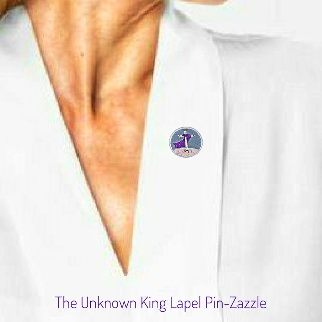 The Unknown King   Silver Finish Lapel Pin (Creator Uploaded)