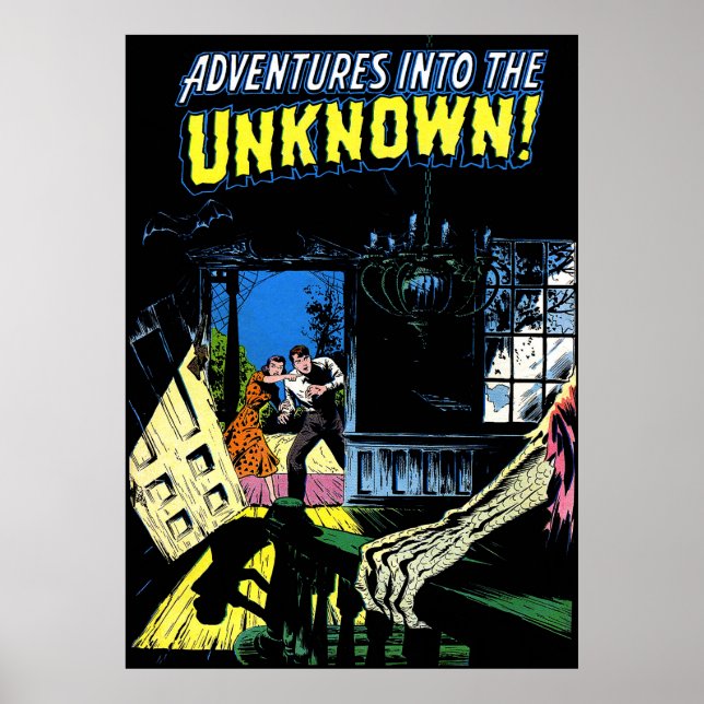The Unknown The Trespassers Vintage Comics Poster (Front)