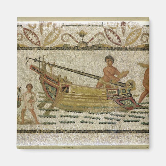 The unloading of a ship magnet (Front)