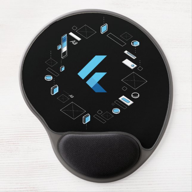 The Unofficial 2018 Flutter Gel Mousepad (Front)