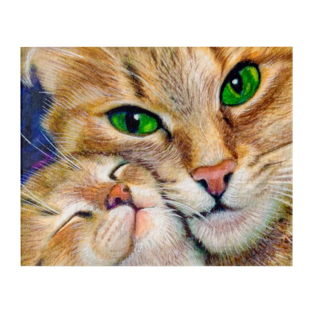 The Unspoken Comfort of Love  Acrylic Print (Front)