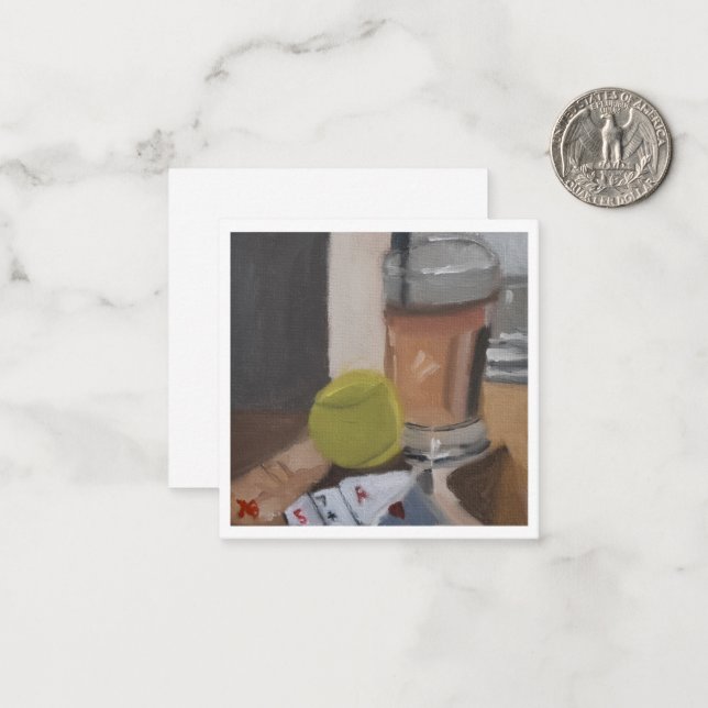 The Unspoken Hand Note Card (Front/Back In Situ)