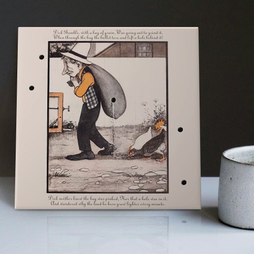The Unstoppable Bullet Vintage Treasure The Hole Ceramic Tile