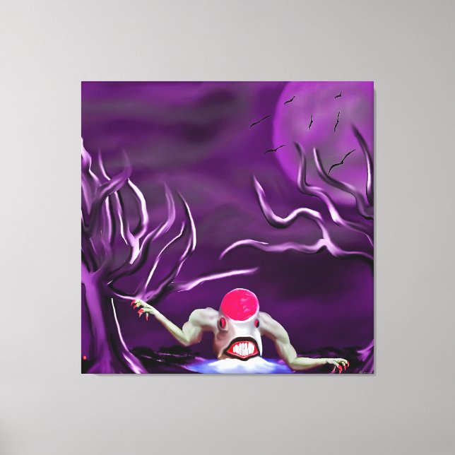 The Unveiled Thought Canvas Print (Front)