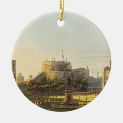 The Upper Ward Windsor Castle from Royal Reside Ceramic Ornament