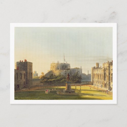 The Upper Ward Windsor Castle from Royal Reside Postcard