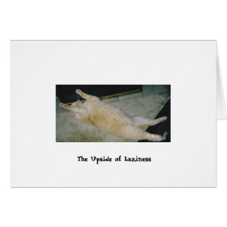The Upside of Laziness Cards