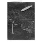 The US Airship 'USS Los Angeles' ZR3 flying over (Front)