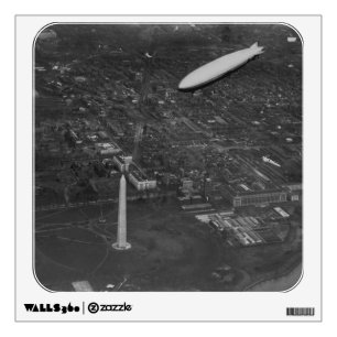 The US Airship 'USS Los Angeles' ZR3 flying over Wall Sticker