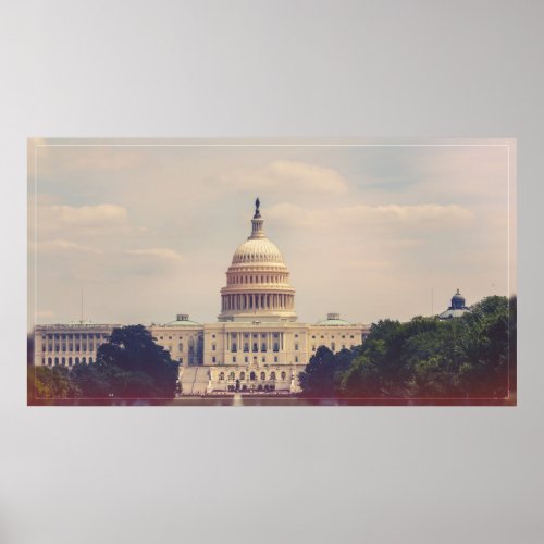 The US Capitol Building Poster