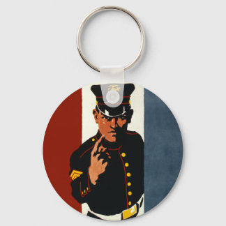 The US Marines Want You Keychain