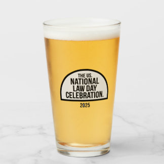 The US national law day celebration Drinking glass