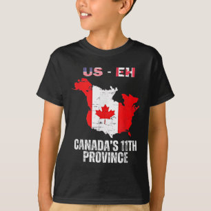 The Usa Canada’s 11th Province Funny Us-eh Useh T-Shirt
