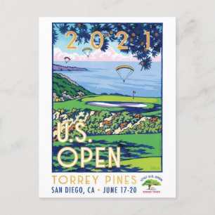 The USA Golf Open 2021 TORREY PINES gifts Postcard