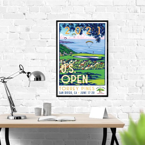 The USA Golf Open 2021 TORREY PINES gifts Poster