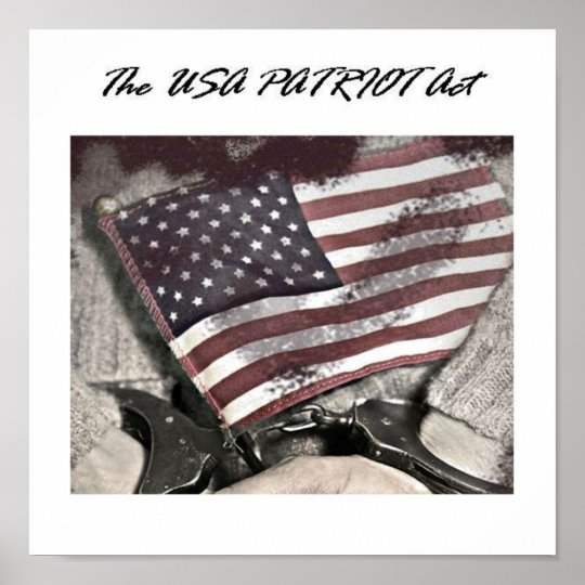 The USA Patriot Act Poster
