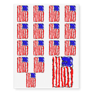 the USA Temporary Tattoos