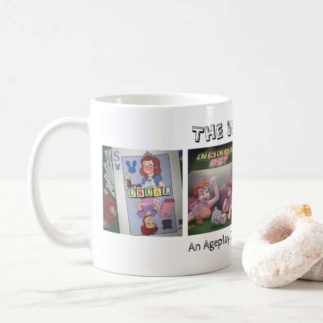 The Usual Bet 4 Art Mug  (With Donut)