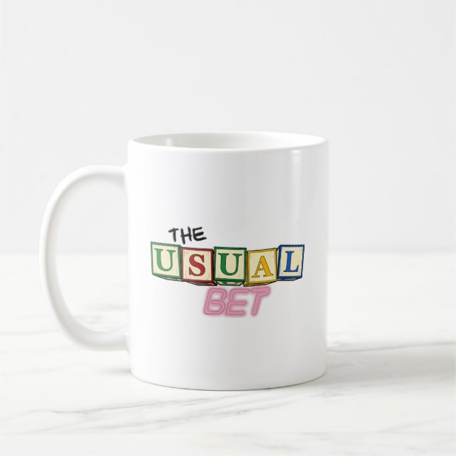 The Usual Bet Logo Mug (Left)