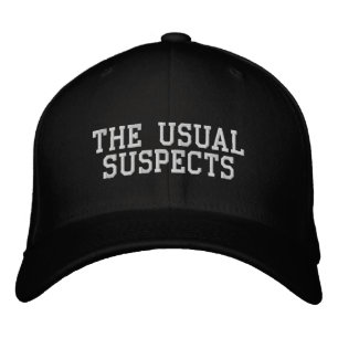'The Usual Suspects' Fun Gift Wedding Photographs  Embroidered Baseball Cap