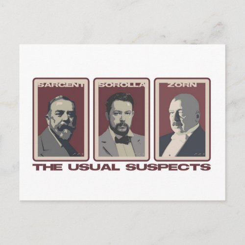 The Usual Suspects Postcards