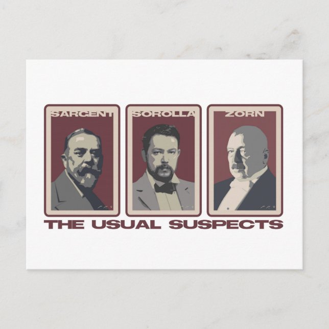 The Usual Suspects Postcards (Front)