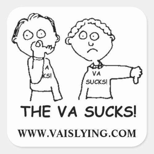 THE VA SUCKS STICKERS