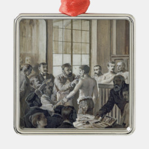 The Vaccination Metal Ornament
