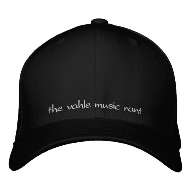 The Vahle Music Rant Embroidered Baseball Hat (Front)