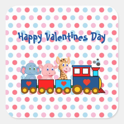 The Valentine Train Sticker