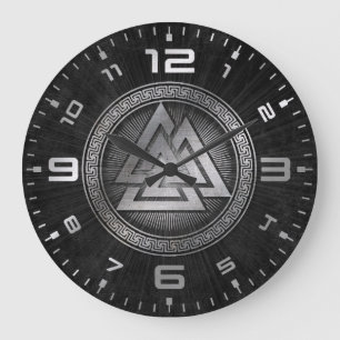 The Valknut Large Clock