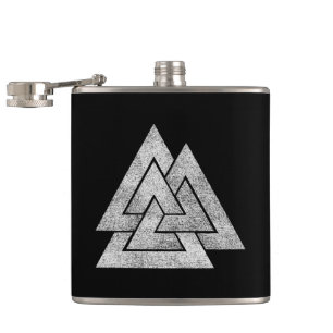 The Valknut Norse Viking Design Flask