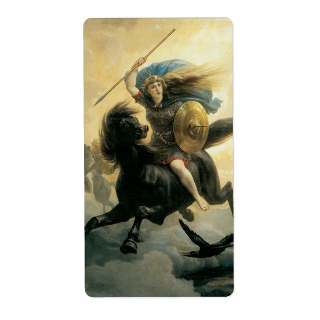 The Valkyrie, 1869 Label (Front)