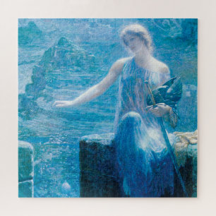 The Valkyrie's Vigil by Edward Robert Hughes Jigsaw Puzzle