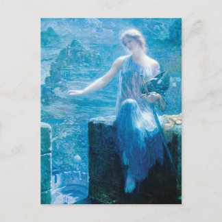 The Valkyrie's Vigil by Edward Robert Hughes Postcard