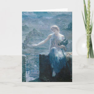 The Valkyrie's Vigil, Edward Robert Hughes, 1906 Card