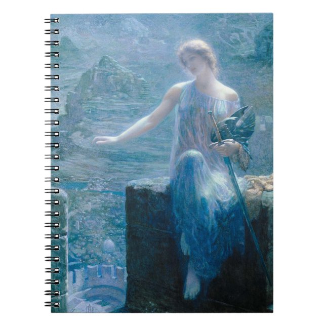 The Valkyrie's Vigil Edward Robert Hughes Art Notebook (Front)