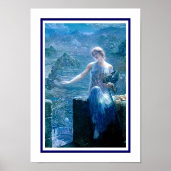 'the Valkyrie's Vigil' Poster by Vintagearian at Zazzle
