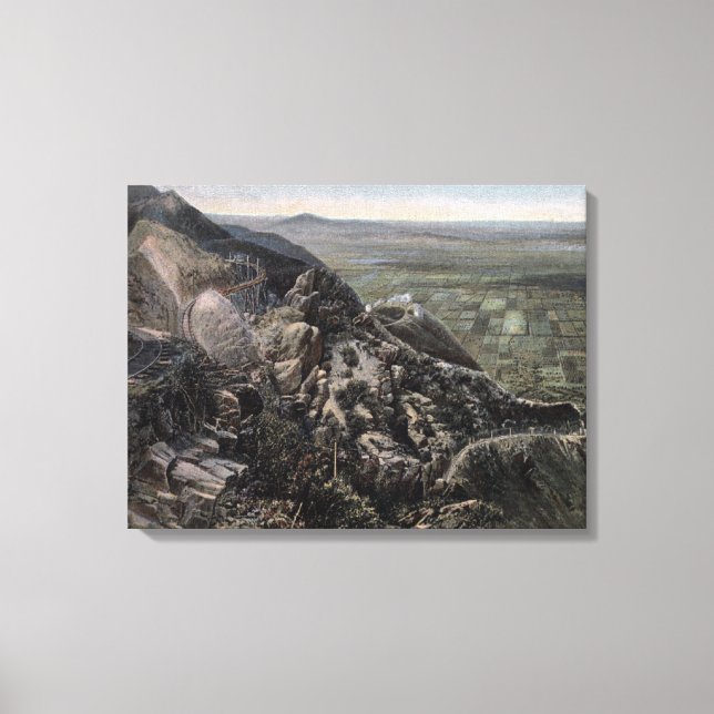 The Valley from Mountain View Canvas Print (Front)
