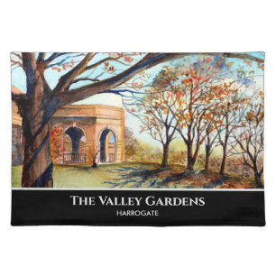 The Valley Gardens Harrogate by Farida Greenfield Cloth Placemat