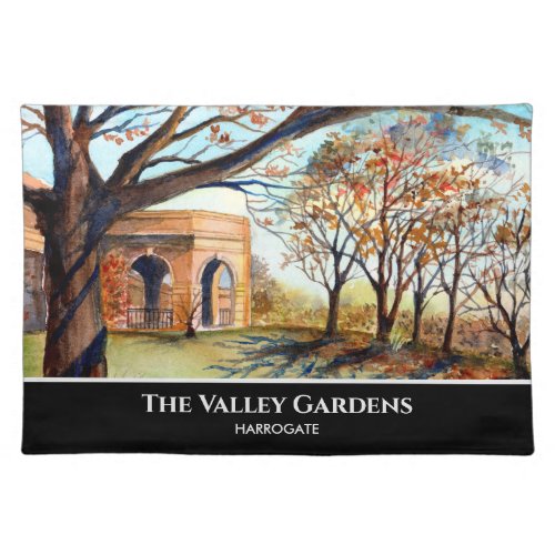 The Valley Gardens Harrogate by Farida Greenfield Cloth Placemat