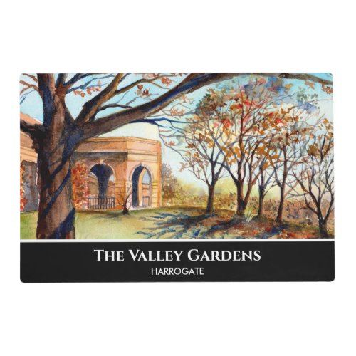 The Valley Gardens Harrogate by Farida Greenfield Placemat