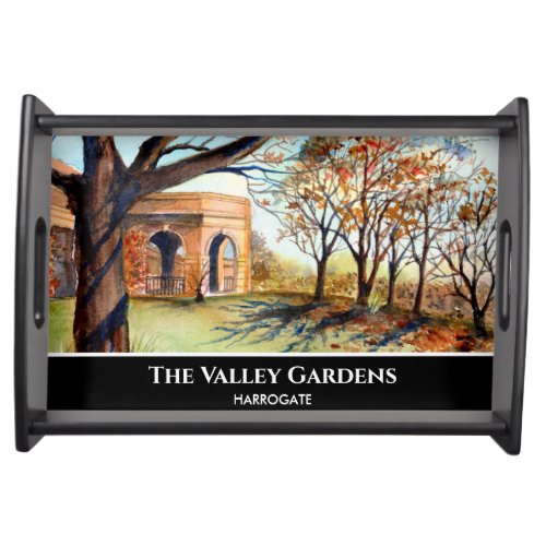 The Valley Gardens Harrogate by Farida Greenfield Serving Tray