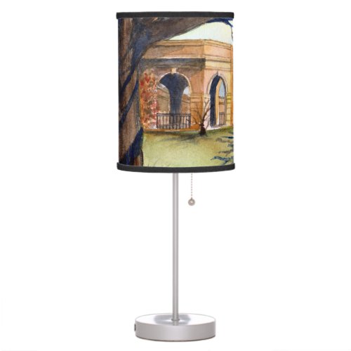 The Valley Gardens Harrogate by Farida Greenfield Table Lamp