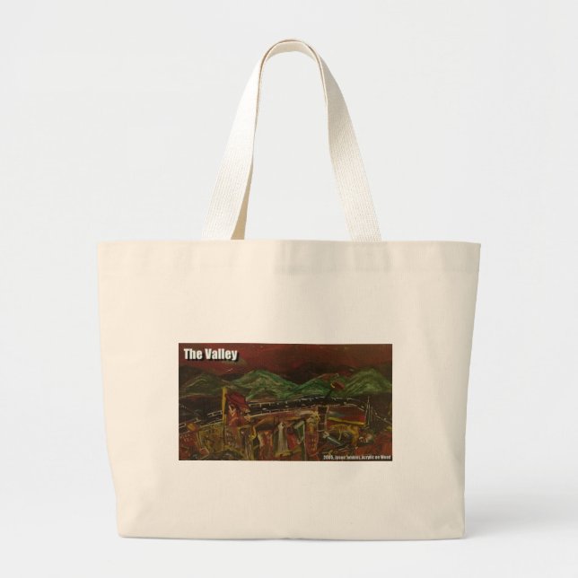 the valley large tote bag (Front)