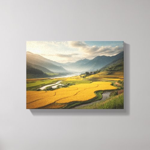 The Valley of Light Canvas Print