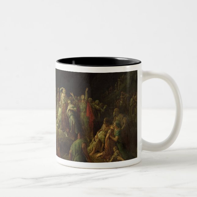 The Valley of Tears, 1883 Two-Tone Coffee Mug (Right)