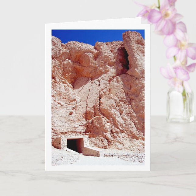 The Valley of the Kings, Luxor, Egypt Card (Orchid)