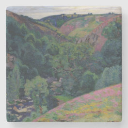 The Valley of the Sedelle, 1897 (oil on canvas) Stone Coaster