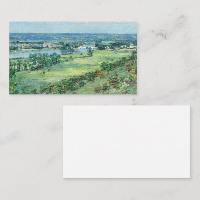 The Valley of the Seine, from the Hills of Giverny Business Card (Front/Back)